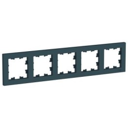 ATN000805 Рамка AtlasDesign Изумрудный 5-постовая Schneider Electric