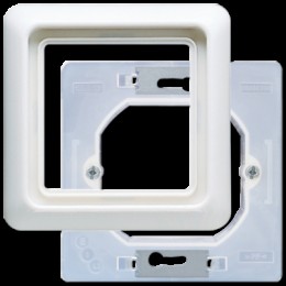 CD681WUWW Рамка CD Ударопрочная Белый 1-постовая Jung