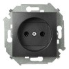 1591431-038 Розетка без заземления, 16А 250В, винтовой зажим, графит Simon 15
