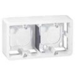 080285 Mosaic Коробка накладная бел. 4/5м,выключателя 40мм Legrand