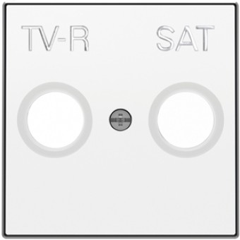 8550.1 BL Накладка для TV-R/ SAT розетки белый , ABB