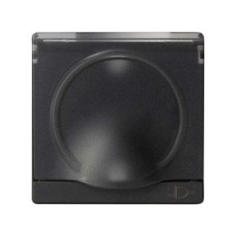 82090-38 Накладка с крышкой с защитными шторками для двухполюсной розетки с заземляющим контактом, S82, S82N, Simon