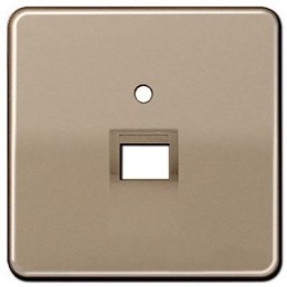 CD569-1UAGB CD 500/CD plus Бронза Накладка 1-ой наклонной ТЛФ/комп розетки Jung
