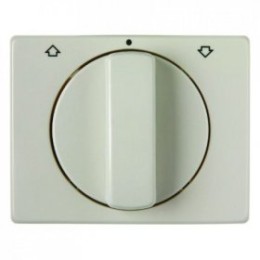 10770002 Центральная панель с вращающейся ручкой для жалюзийного поворотного выключателя цвет: белый, с блеском Arsys Berker