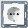 A1520KIWW А серия Белая Розетка с заземлением с защитой от детей Jung 16А/250В