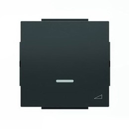 8560.1 NS Клавиша для механизма клавишного светорегулятора Чёрный бархат , ABB
