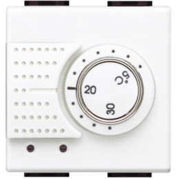 N4441 Электронный комнатный термостат с релейным выходом на один контакт 2А 250В 2 модуля Bticino