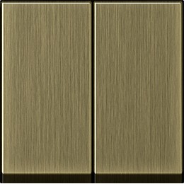 0295603 Клавиша двойная Бронза Gira