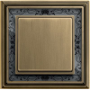 1754-0-4595 Рамка Dynasty Латунь античная, черная роспись 1-постовая ABB