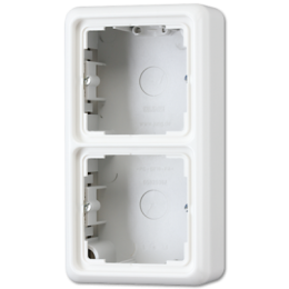 CD582AWW CD 500/CD plus Белый Коробка для накладного монтажа 2-я с рамкой Jung