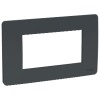 NU210454 Рамка Unica Modular Антрацит 4-модульная-постовая Schneider Electric