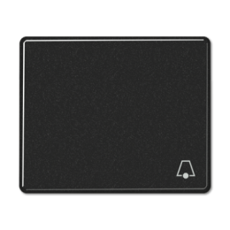 SL590KSW SL 500 Черный Клавиша 1-я с символом "ЗВОНОК" Jung