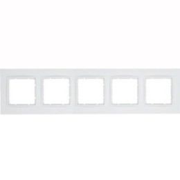 10156919 Рамка B.7 Полярная белизна 5-постовая Berker