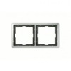 MTN481246 Рамка Artec Сталь 2-постовая Merten