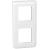 078822 Рамка Mosaic Белый 2х2-модульная вертикальная Legrand