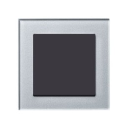 ATN320301 Рамка одинарная Schneider Electric Atlasdesign Nature, алюминий стекло