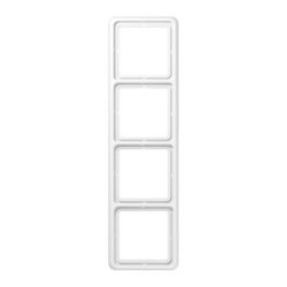 CD584WUWW Рамка CD Ударопрочная Белый 4-постовая Jung