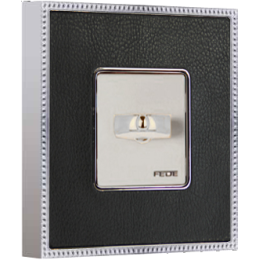 FD01441MCB Рамка Belle Epoque Tapestry Хром 1-постовая Fede