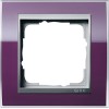 0211756 Рамка Event Clear Фиолетовый / Алюминий 1-постовая Gira