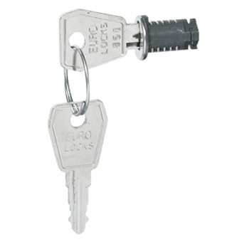 001966 Ключ и замок - N ° 850 - распределительных щитков на 2 или 3 рейки Plexo3 Legrand