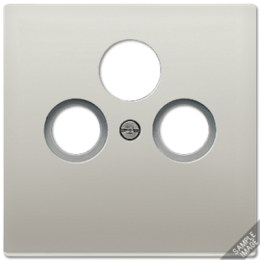 AL2990SAT LS 990 Алюминий Накладка TV-SAT-FM розетки Jung LS серия