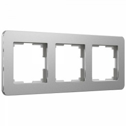 W0032606 Рамка на 3 поста (алюминий) Platinum Werkel a059215