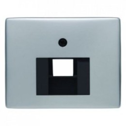 14080004 Центральная панель для розетки UAE цвет: нержавеющая сталь Arsys Berker