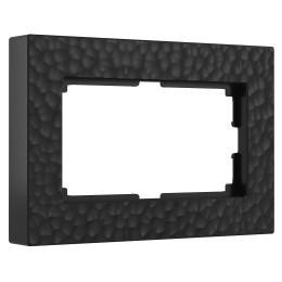 W0082408 Рамка для двойной розетки (черный)  Hammer Werkel a052535
