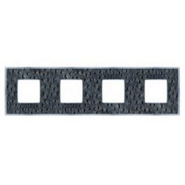 FD01444SCB Рамка Belle Epoque Tapestry Alienasilver / bright chrome 4-постовая гор/верт. Fede