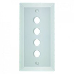 1341 Стеклянная накладка TS Прозрачный 4-постовая Berker