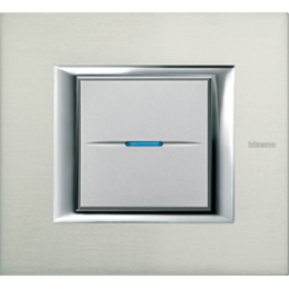 HA4802XC Рамка Axolute Квадрат Алюминий 2-модульная Bticino