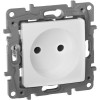 672220 Розетка 2К - немецкий стандарт - 16 А - 250 В~ - Etika - белый Legrand