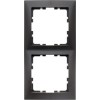 10129949 Рамка S.1 Антрацит матовый 2-постовая вертикальная Berker