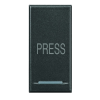 HS4055P Axolute Кнопка 1Р (NO) 10 АX 250 В~ с символом «PRESS» Bticino