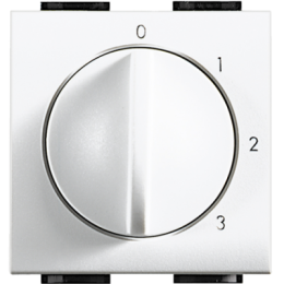 N4016 4-x позиционный переключатель для управления кондиционерами, вентиляторами и т.д. 2 модуля Bticino