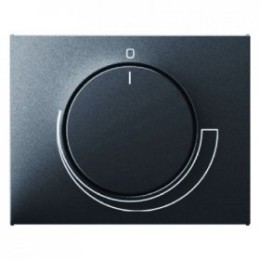 11357206 Центральная панель с регулирующей кнопкой для регулятора числа оборотов цвет: антрацит, матовый K.1 Berker