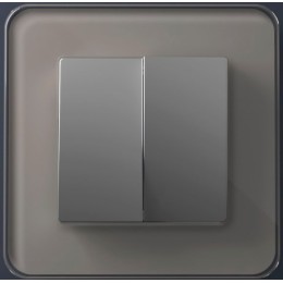 W0012417 Рамка на 1 пост (дымчатый) Elite Werkel a057874