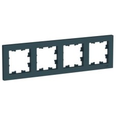 ATN000804 Рамка AtlasDesign Изумрудный 4-постовая Schneider Electric ATN000804 Рамка AtlasDesign Изумрудный 4-постовая Schneider Electric