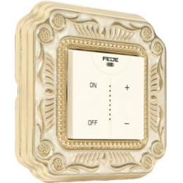 FD01361OPEN Рамка Smalto Italiano Firenze Жемчужно-белый 1-постовая Fede