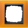 021114 Рамка Event Янтарный / Черный 1-постовая Gira