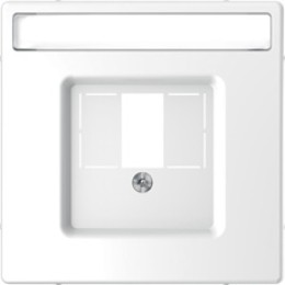 MTN4250-6035 D-life центральная накладка для tae/audio/usb, бел. лотос Merten