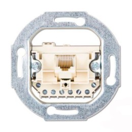 EPUAE8UPO EcoProfi Розетка ТЛФ 1-ая наклонная UAE Jung