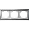 0213114 Рамка F100 Платина 3-постовая Gira