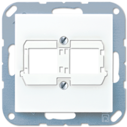 A569-21ACSWW А 500 Белый Крышка для двойных модульных разъемов Reichle + De-Massari Jung A серия