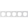 021529 Рамка E2 Белый глянец 5-постовая Gira