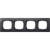 021408 Рамка Event Черный 4-постовая Gira
