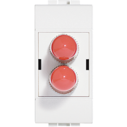 N4268ST Сдвоенный разъём для оптоволоконной линии - кабельное гнездо SТ - дуплекс Bticino