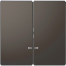 MTN3420-6034 D-life клавиша 2-ная с линзой для led модуля, антрацит Merten