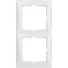 10128982 Рамка S.1 Белый с блеском 2-постовая вертикальная Berker