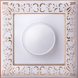 W0011523 Рамка на 1 пост (белое золото) Antik Werkel a050934 a050934